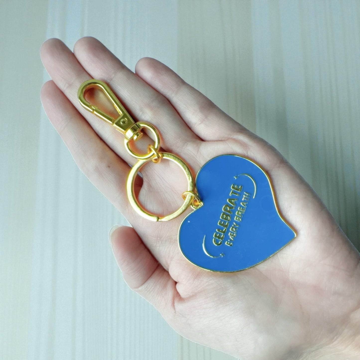 Celebrate Every Breath Keychain